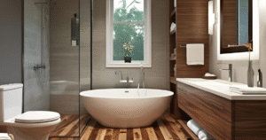 Read more about the article Wood Floor Bathroom Ideas