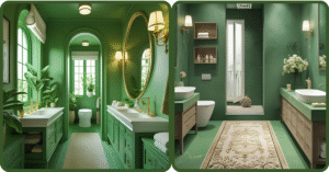 Read more about the article Idee bagno piccolo stretto e lungo verde